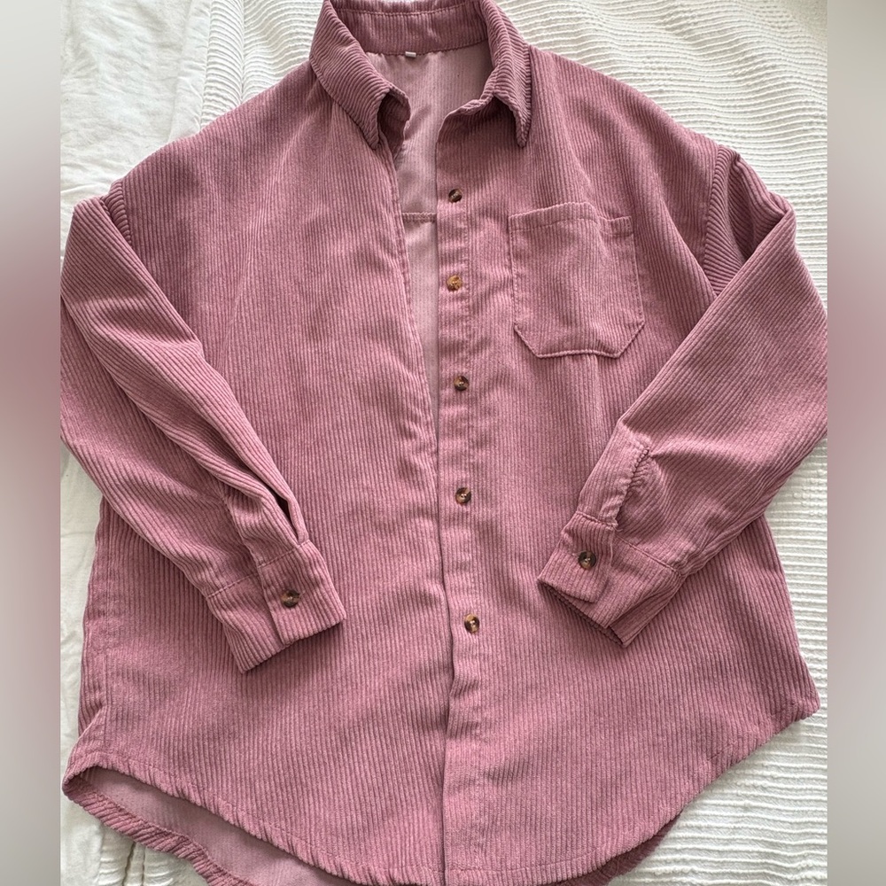 Pink Button-Up Shirt - Picture 6 of 8